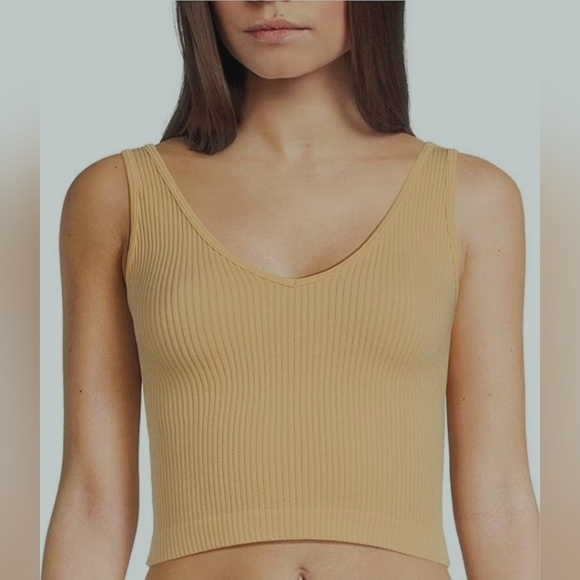 Bundle Free People Intimately Ribbed Sleeveless Brami & Front Button Red Cami XS - Picture 2 of 12